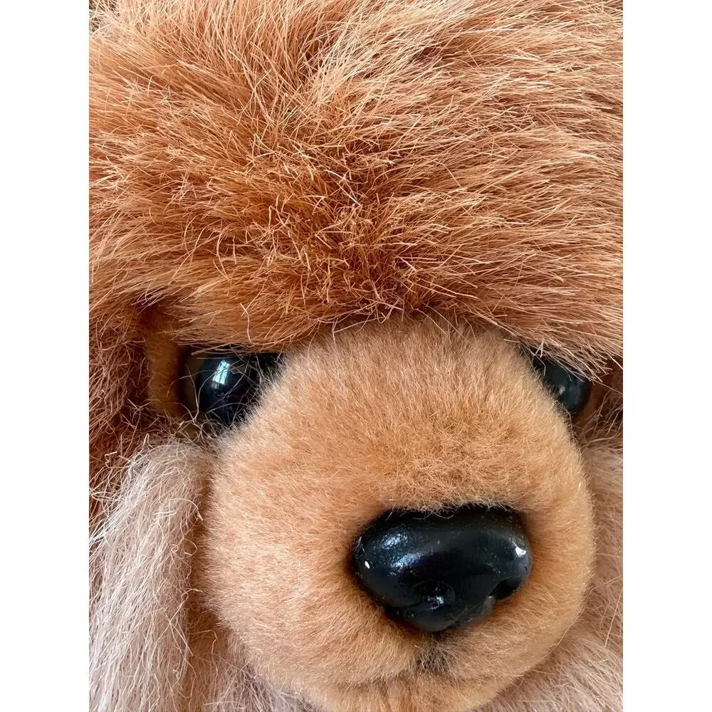 Aurora Miyoni Pomeranian Realistic Brown Plush Stuffed Animal Dog 9 Inches